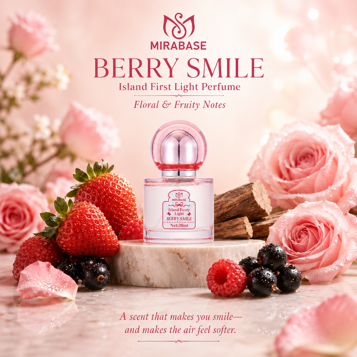MIRABASE Island First Light Eau de Parfum | น้ำหอม 6 กลิ่น 30 มล.