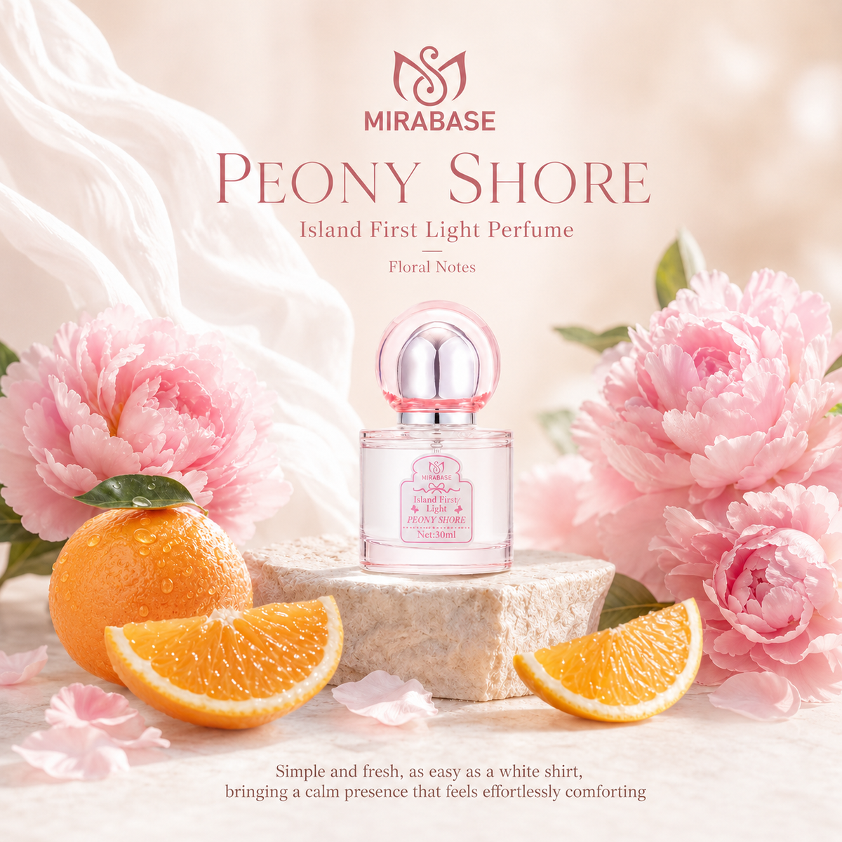 MIRABASE Island First Light Eau de Parfum | น้ำหอม 6 กลิ่น 30 มล.